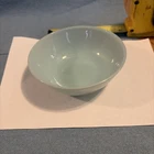 Vtg 1950's FIRE-KING Oven Ware TURQUOISE BLUE Delphite 4.5” Berry/Dessert Bowl