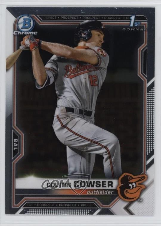 2021 Bowman Draft Chrome Colton Cowser #BDC-166 1k2s