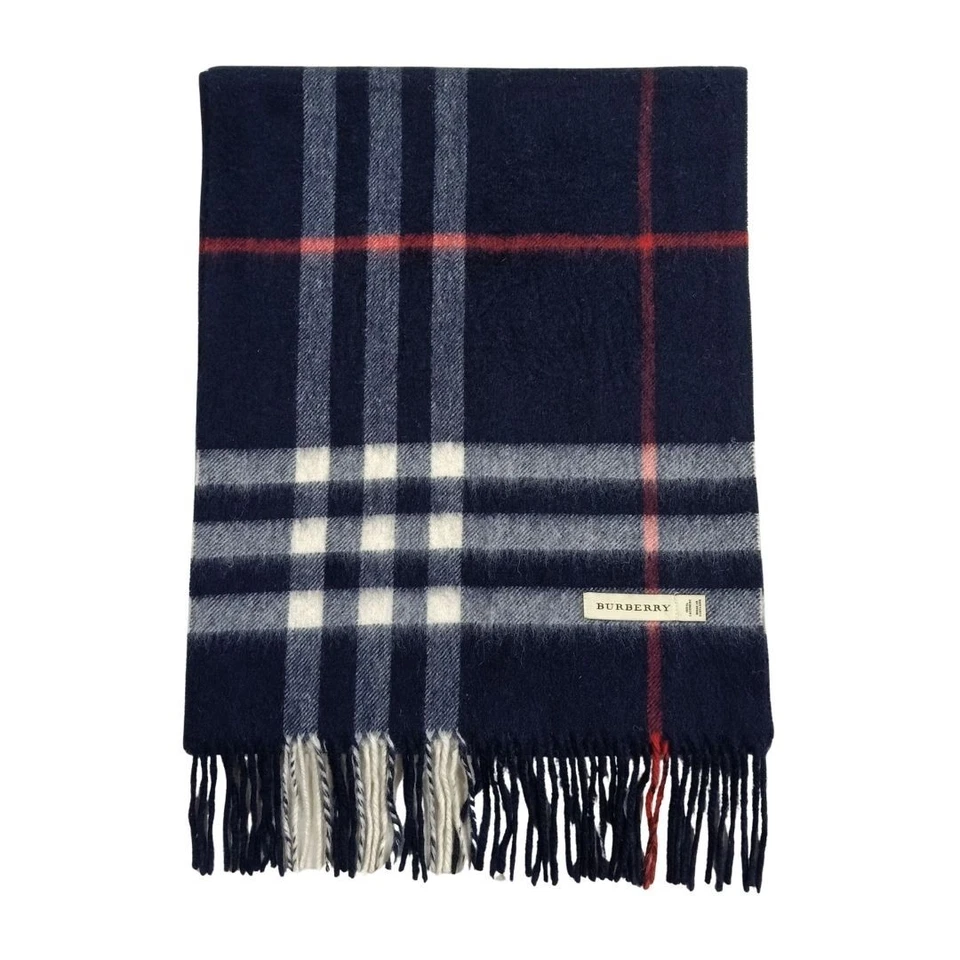Winter Unisex 100% Cashmere Plaid Scotland Made Solid Striped Scarves Wool Scarf - Image 2 of 4