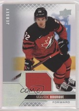 2022 Upper Deck Team Canada Juniors Men's U-20 Jersey Relics Mavrik Bourque 2vh