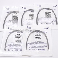 Dental Orthodontic Niti Arch Wires Heat Thermal Activated Round 012-020 ALL SIZE