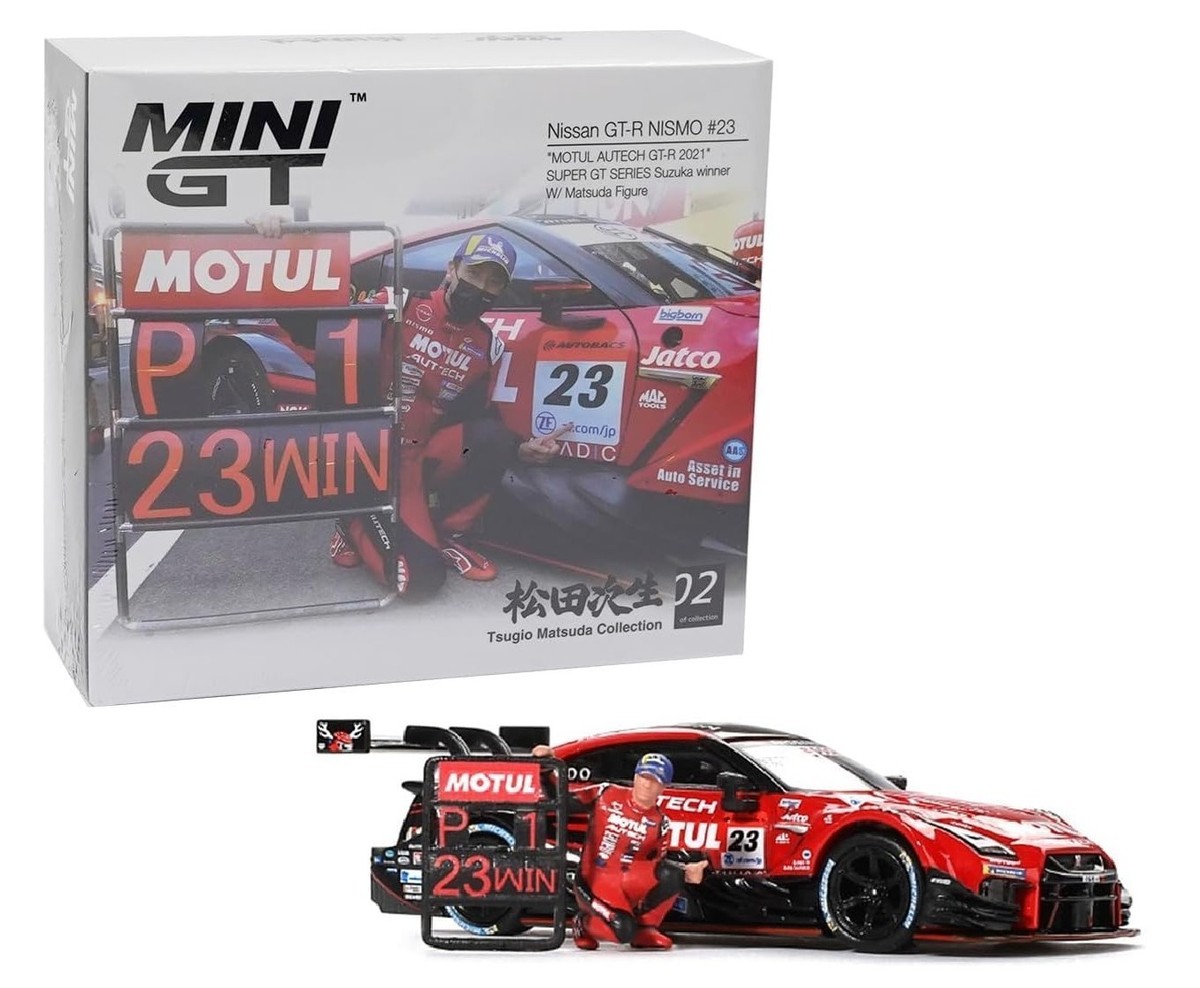 ニスモフェスティバル限定　MINI GT　MOTUL AUTECH GT-R MiniGT Nissan R35 Motul Autech GT-R GT500 2021 Super GT