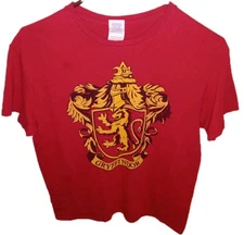 Harry Potter Gryffindor Unisex Adult's Medium Red T-Shirt By Delta Apparel 