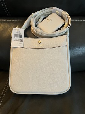 Kate Spade Swing Pack KL753 Pebbled Leather Parchment Emma Crossbody Bag