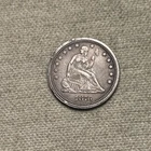 1876-CC Seated Liberty Quarter Choice Extremely Fine XF+ Coin 325-13