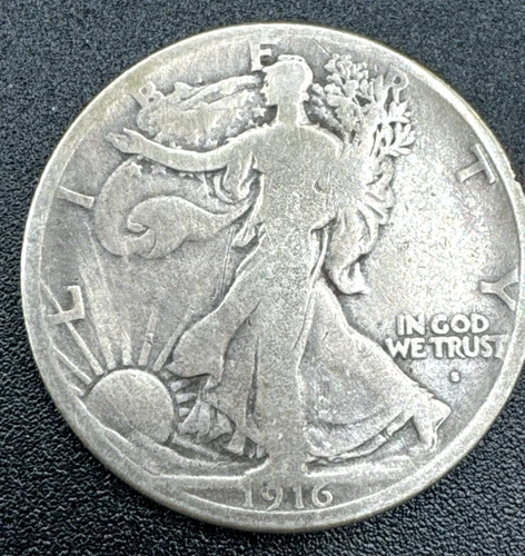 1916-S Walking Liberty Half Dollar