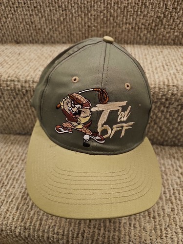 Cappello snapback vintage anni 90 Looney Tunes Taz Golf T'ed Off fondo di magazzino nuovo con etichette - Foto 2 di 10