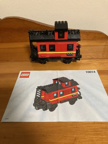 Lego Train 10014 Caboose Complete With Instructions