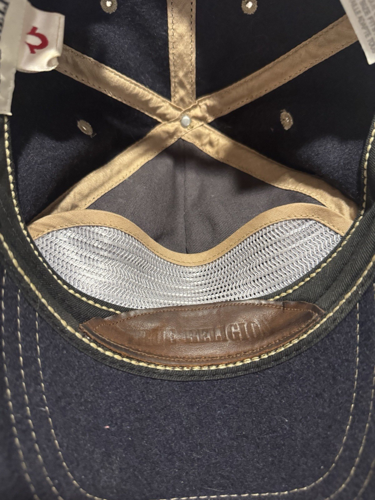 RARE Vintage 2000s True Religion Embroidered Classic Logo Patchwork Wool Hat image 4