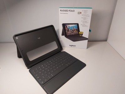 Logitech Rugged Folio für iPad 7, 8, 9 Gen. iPad 10.2 Zoll QWERTZ-920-009313