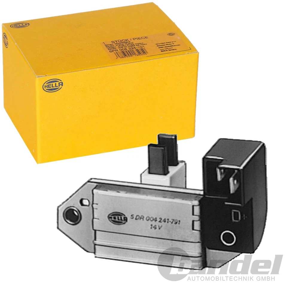 HELLA Contrôleur de Générateur pour Fiat Croma 124 127 1631 Lancia Seat Ibiza - Photo 1/1