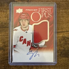 2024-25 Upper Deck Premier Scott Morrow First Opus FO-MO Auto /35