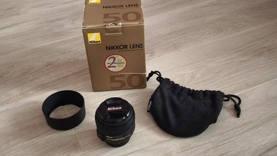 Nikon AF S NIKKOR 50mm f/1.4G - Wie Neu - Komplett mit Box und Zubehör