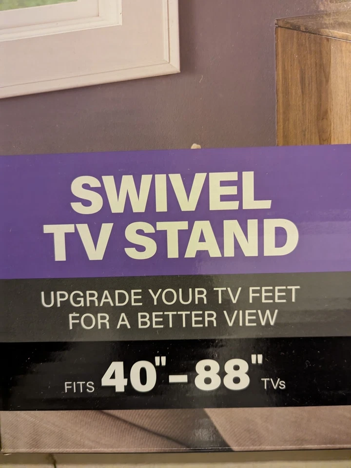 Modelo Sanus: Soporte de TV de mesa giratorio BSTV2-B1, negro mate Foto 2 de 4