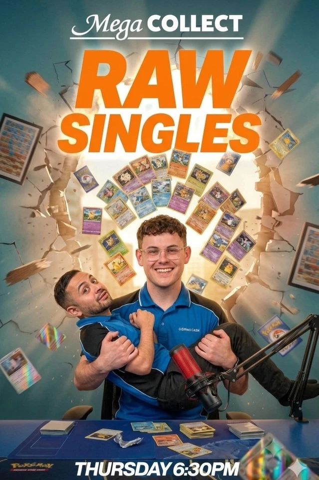 Mega Collect - Raws/Singles only! $1 Starts, Penny Drops.