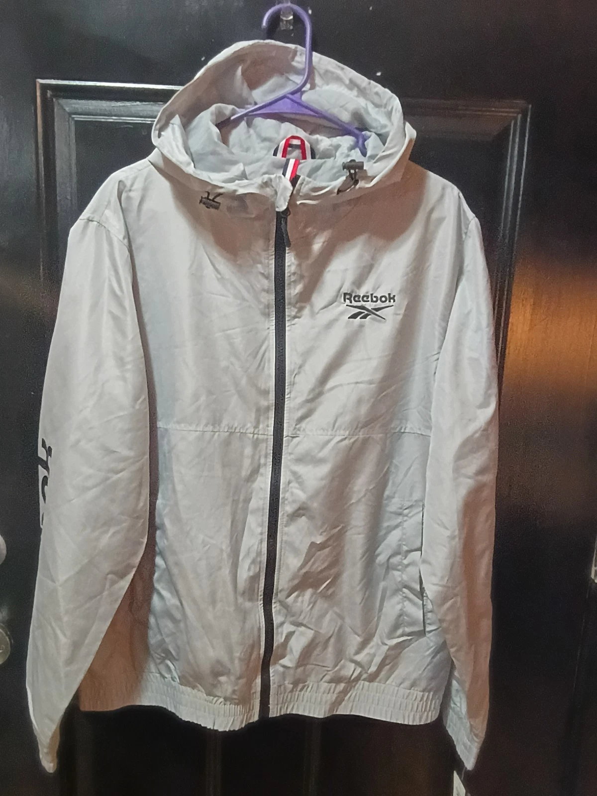 Men's "Reebok" Windbreaker Jacket size Large