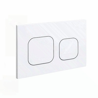 Dual Flush Button Plate Compatible with Geberit Sigma 01 20 30 Delta 21 White