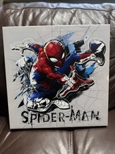 Spider-Man Canvas Wall Art   Marvel Comic Walls Style Wall Decor 16x16  