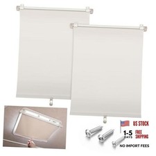 Glooglitter 2 Pack Rv Skylight Shade Retractable 14 x 17 Inch