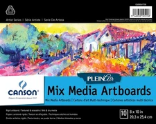 Artist Series Plein Air Mixed Media Paper Fold Over Art Board 8x10 inches 10 ...