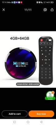 2025 Android 14 Smart TV Box 4K H96 Max UHD 5G WiFi Media Player Quad core 16GB