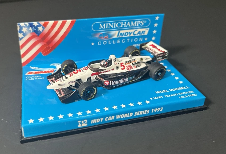 Minichamps 1/64 Indy Car 1993 Lola-Ford Nigel Mansell #5 TEXACO Havoline - Image 2 of 4