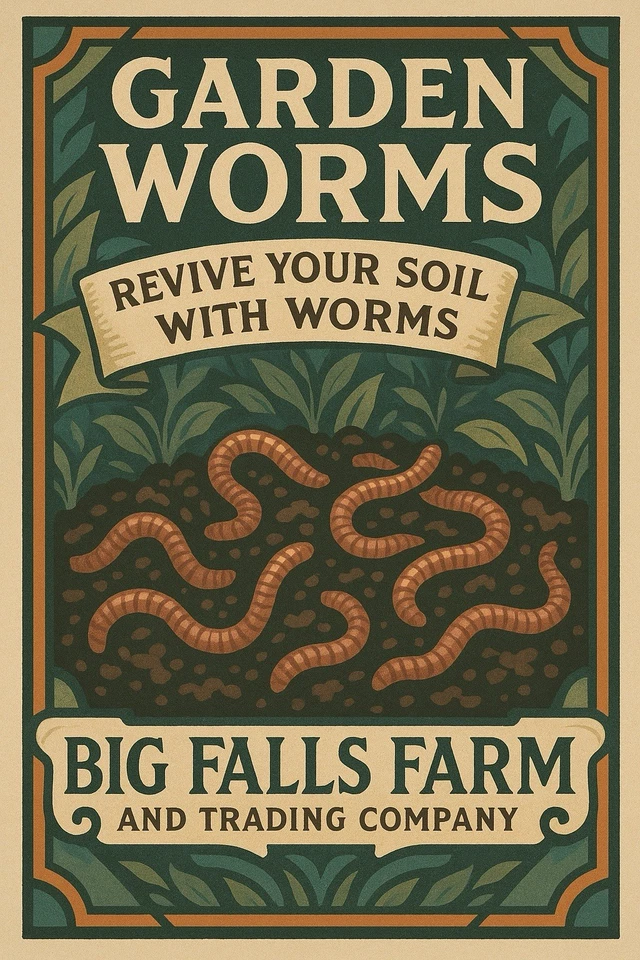 Vermes “Red Wiggler” vivos, contagem 300, jardim, melhoram a vitalidade do solo, compostagem auxiliar - Imagem 3 de 4