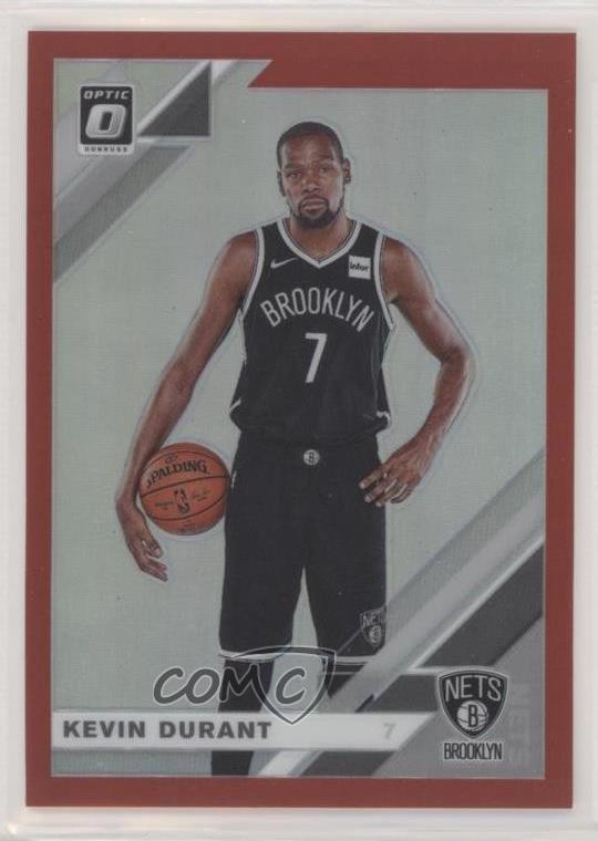 2019-20 Panini Donruss Optic Red Prizm /99 Kevin Durant #112