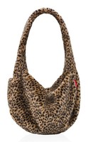 reisenthel Moonbag Schultertasche Tasche Leo Fake Fur Braun Schwarz Neu