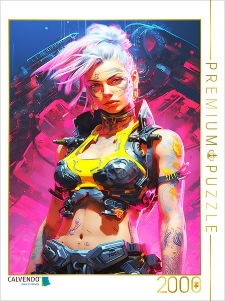 Calvendo Puzzle Heroine Ready For Battle | 2000 Pieces, Finished Size 35.4 × 26.-image
