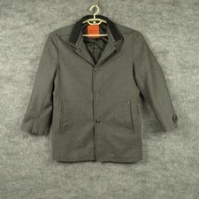 Jean Paul Germain Peacoat Mens Medium Preppy Designer Button Up Long Sleeve