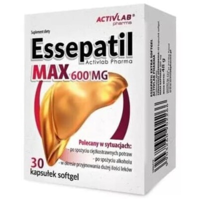 ESSEPATIL MAX 600 MG   30 KAPSELN, SOJA-PHOSPHOLIPIDE ACTIVLAB