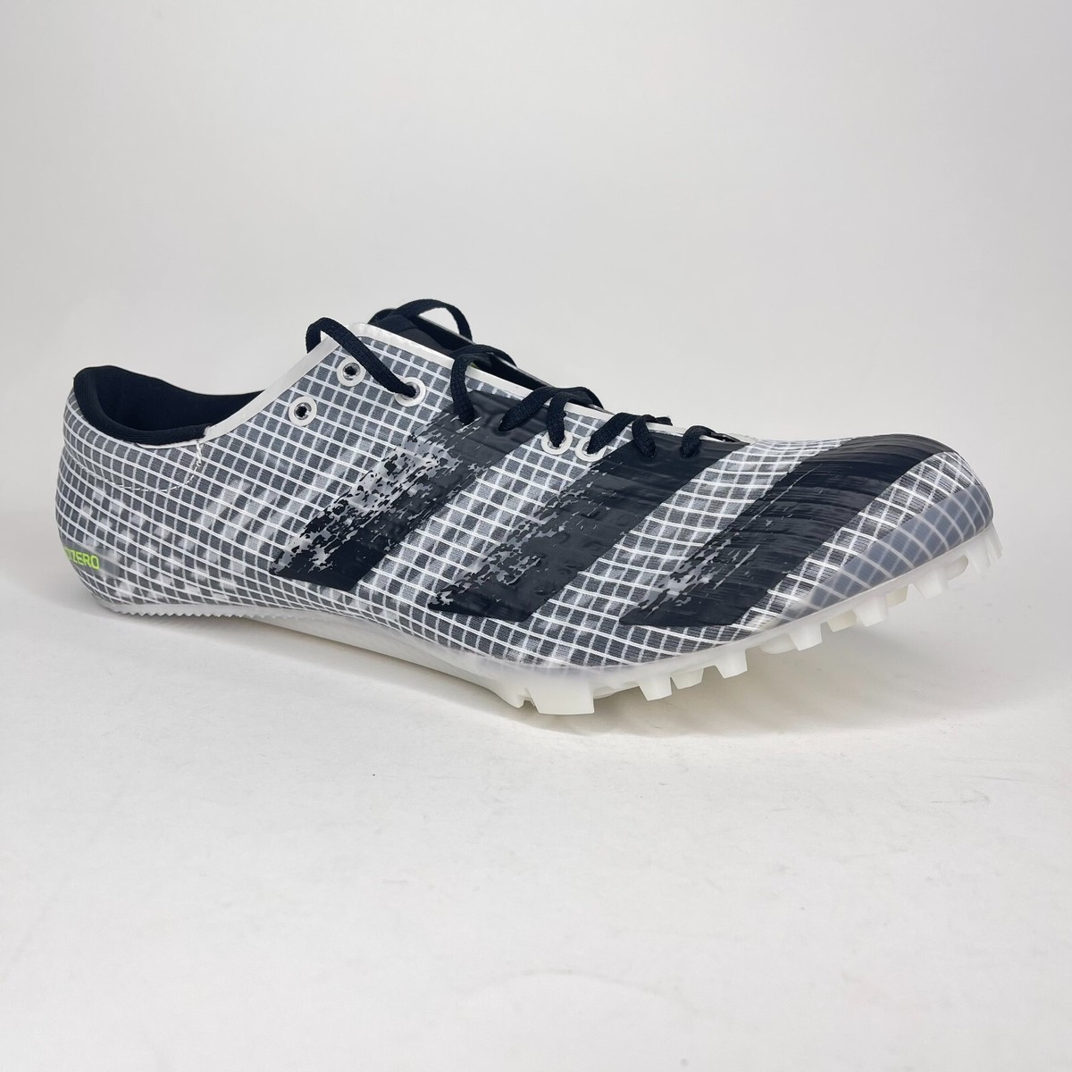 Adidas Adizero FINESSE Track & Field Grey Black Sprint Spikes 7,10,11 FY0335 Adidas Mens Adizero FINESSE Track & Field Grey Black Sprint  main image 3