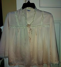 Lady Leonora Pink Bed Jacket Size Medium
