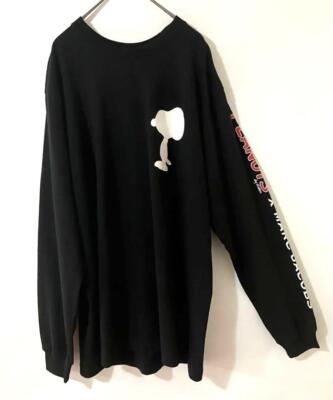 匿名】PEANUTS x MARC JACOBS スヌーピー 長袖ロンT XS Unsed MARC JACOBS x Snoopy The T-Shirt Long Sleeve Black