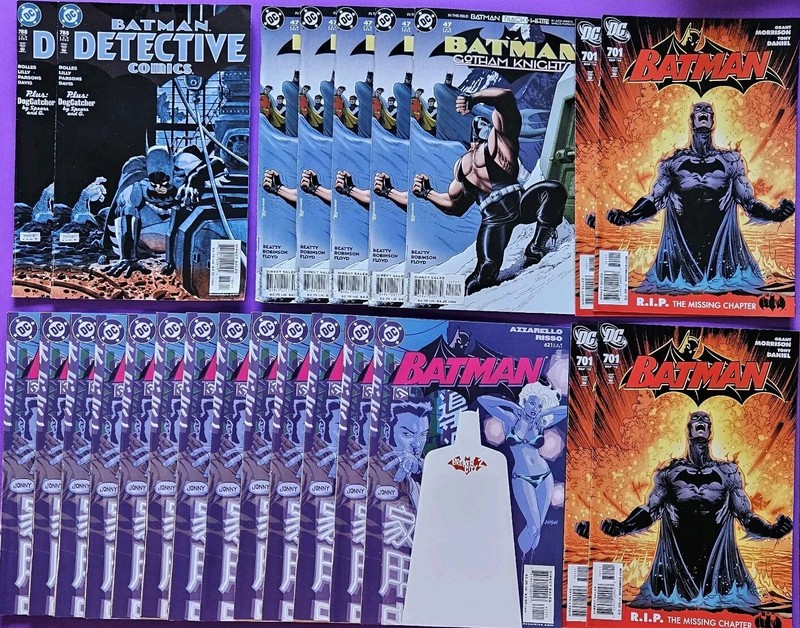 Huge Lot Of 43 Batman Comic Books NEW UNREAD Batman #621 701 Detective #788 DC