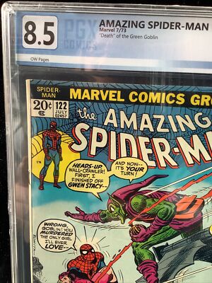 amazing spiderman #122 Graded 8.5 Death Of Green Goblin | eBay