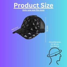 Rhinestone Bling  Baseball Cap -Sparkle Diamond Cotton Sun Hat for Girls & Women