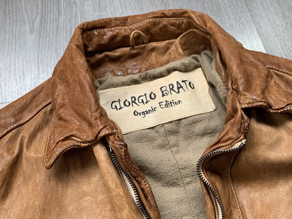 Giorgio Brato オーガニックエディション レザージャケット 40 Giorgio Brato オーガニックエディション レザージャケット 40