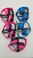 JLab Volume Limiting Wired Adjustable On-Ear Kids Headphones Blue or Pink Qty 3