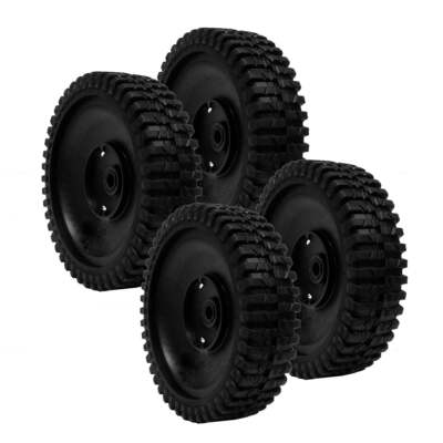 #ad 4PK Lawn Mower Front Drive Wheels for Sears Craftsman 180775 532180775 Black $41.99