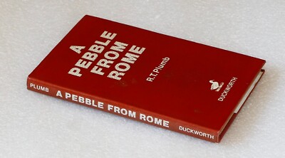 R.T. Plumb  A Pebble from Rome  first edition hardcover book 1977.