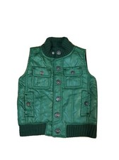 Genuine Kids from Oshkosh Boys Green Vest Puffer 18 Months