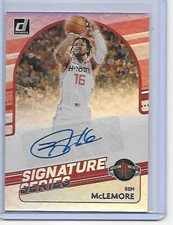2020-21 Donruss auto BEN MCLEMORE HOUSTON ROCKETS #SG-BML