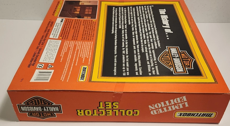 Matchbox Harley Davidson Motorcycles Limited Edition Collector Set W/ Patch New - Image 3 of 4