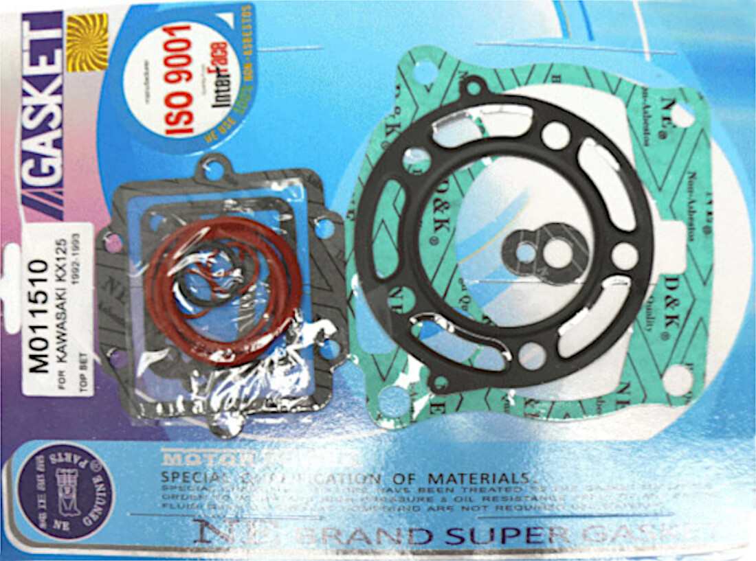 Pochette joints haut moteur pour changement piston KAWASAKI KX 125