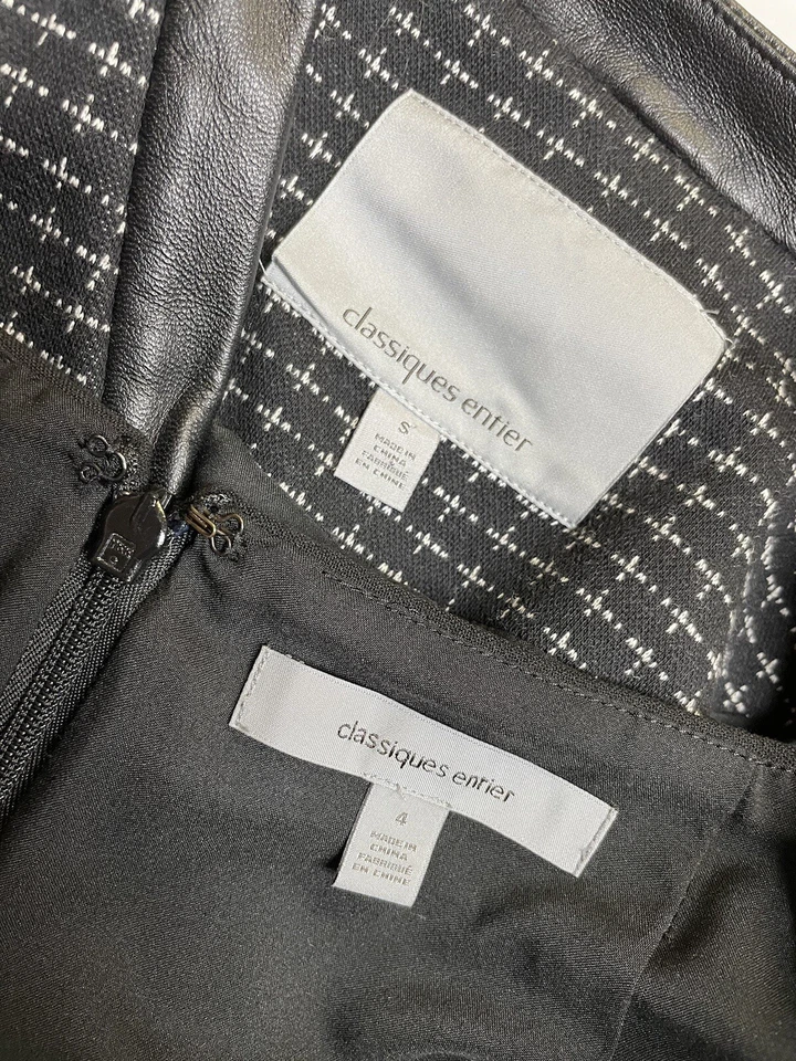 NUEVO Traje Falda Clásica Entier Talla 4 Conjunto de Dos Piezas 29X24 Bolsillos Nordstroms Foto 2 de 4