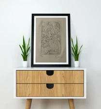 Pablo Picasso, Original Hand-signed Lithograph with COA & Appraisal of $3,500