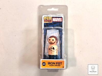 Pin Mate Marvel Comics Iron Fist Wooden Figure 63 Avengers Marvel Peg  Doll