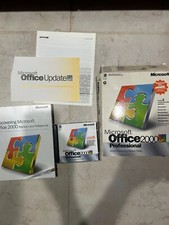 Vintage Microsoft Office 2000 Professional 2 CD DISKS/Manual Original Box